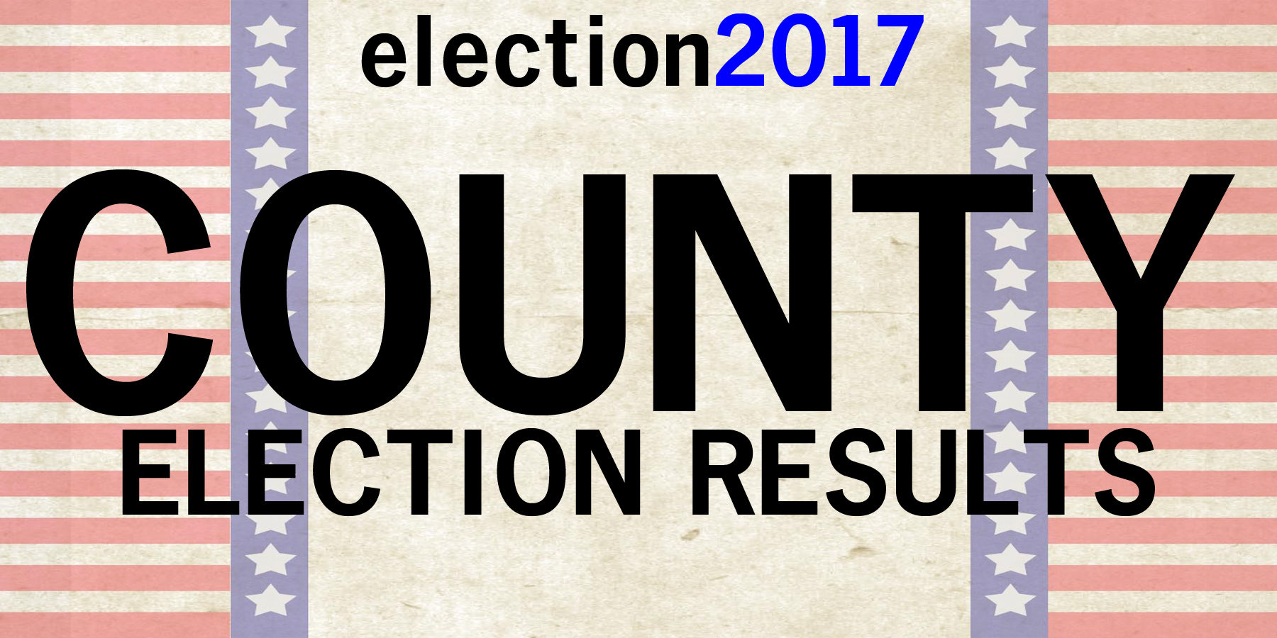 Election 2017 County Banner